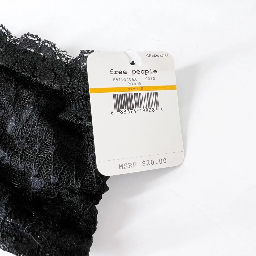 Intimately FREE PEOPLE LACE ESSENTIALS black Bralette set NWT Small new - Picture 4 of 6